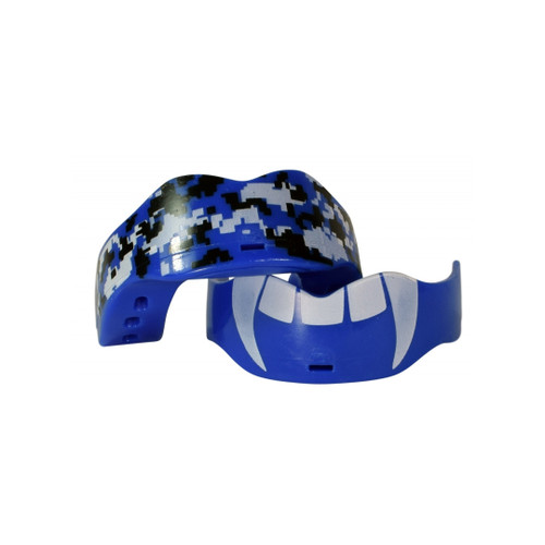 Front Facing Blue Soldier Mouth Guards from Roller Skate Nation