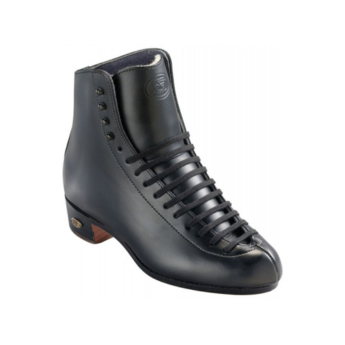 Riedell 220 Leather High-Top Roller Skate Boot in Black