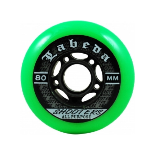 Green Labeda Shooter Hockey Wheels from Rollerskatenation