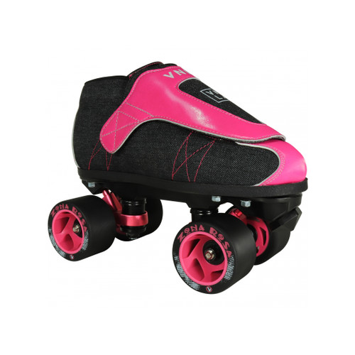 Front Facing VNLA JR ZONA Rosa Roller Skates from Roller Skate Nation