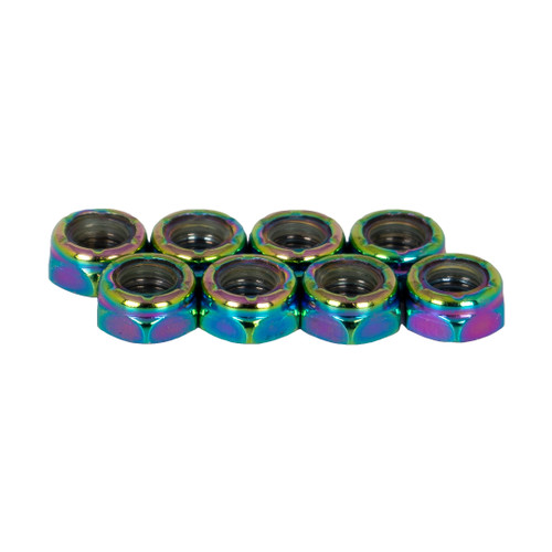 Oil Slick Wheel Axle Lock Nuts for Roller Skates from Roller skate nation 1