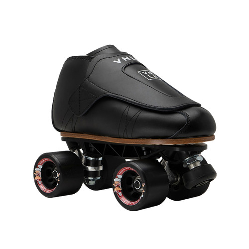 Black VNLA Freestyle Roller Skates with black wheels from Roller Skate Nation