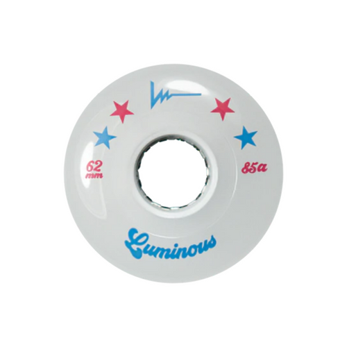 Luminous All Stars Light-Up Quad Hybrid 62 mm Wheels from Rollerskatenation